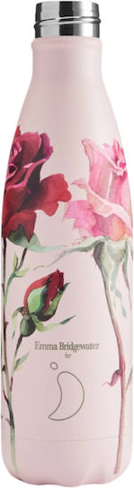 Chilly's Emma Bridgewater Bottle Thermos Stainless Steel BPA Free 500ml Roses