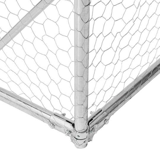 vidaXL 4104029 Verzinkter Stahlkäfig für Vögel 250cmx200cmx225cmcm.