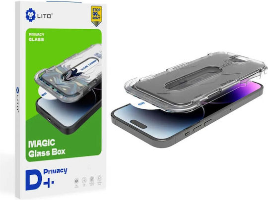 Lito Privacy Tempered Glass (iPhone 16 )