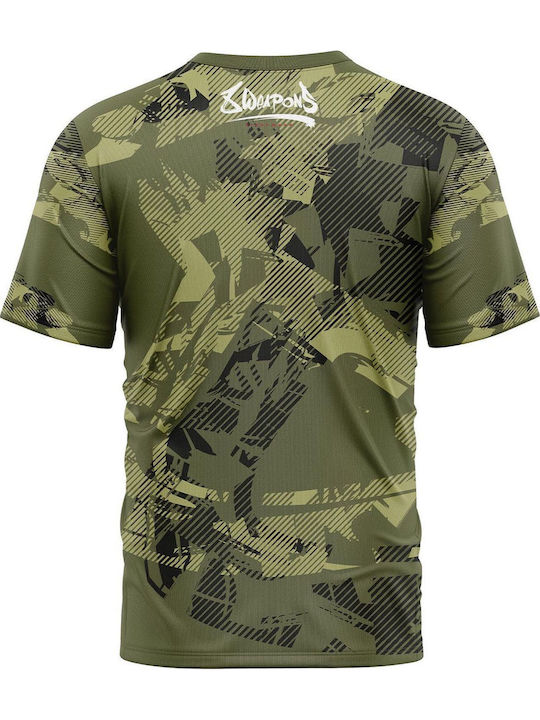 8 Weapons Short Sleeve Shirt 8180007 Green
