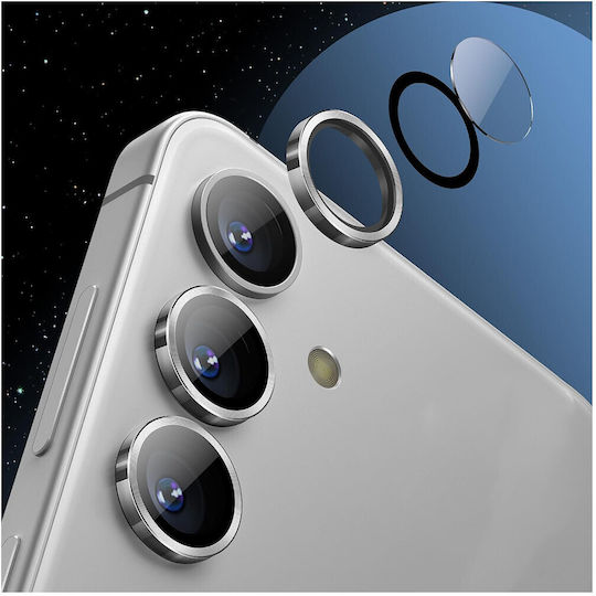 Lito Προστασία Κάμερας Tempered Glass Ασημί για το Samsung Galaxy S25 Plus