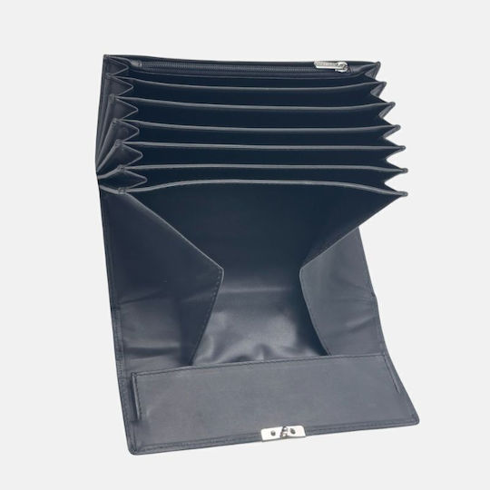 Lavor din piele sintetică Pungă de piele Portofelul ospătarului 18x4cm