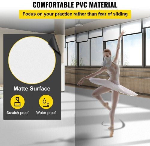 Vevor Pardoseală din Plastic PVC 1.5mm în Rolă cu Lățime 2m (preț pe m²)
