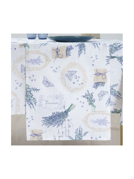 Dimeco Platzdeckchen Stoff Blau 35x50cm 1Stück