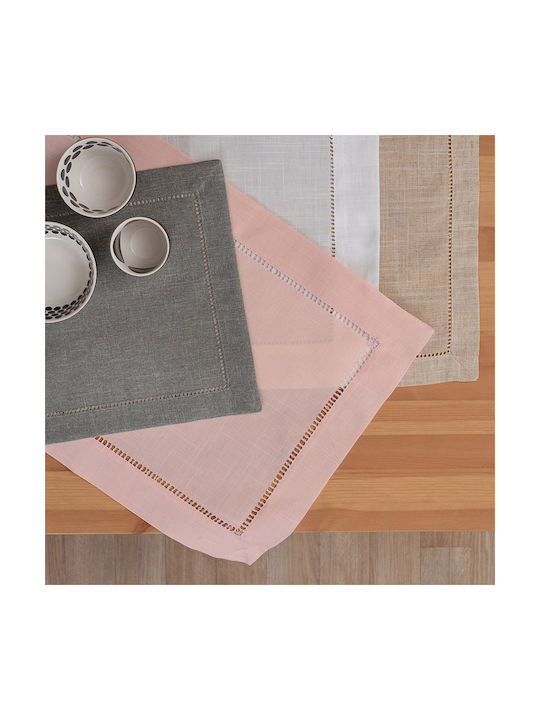 Palamaiki Fabric Placemat Liana Pink 45x35cm