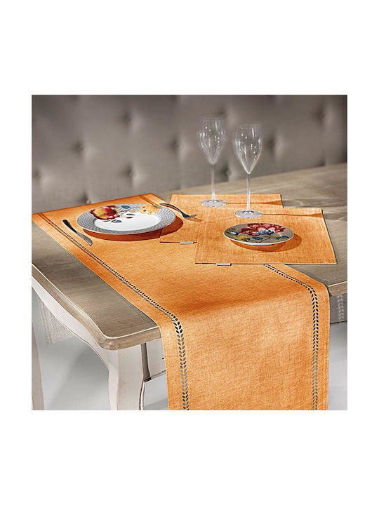 Saint Clair 3007 Platzdeckchen Stoff Orange 45x33cm 1Stück