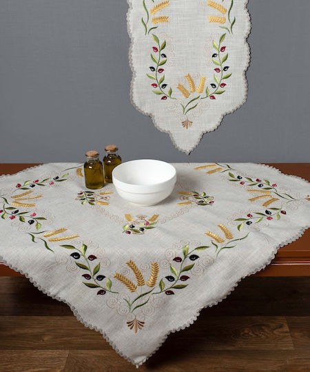 Silk Fashion Сервизи за маса Текстил Бежов 45x30см 12бр