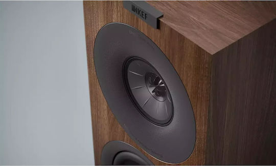 Kef Q Concerto Meta Pair of Hi-Fi Speakers Bookself 180W 3 No of Drivers W21xD31.5xH41.5cm. Walnut
