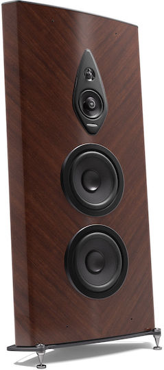 Sonus Faber Stradivari Ζεύγος Ηχείων Hi-Fi Δαπέδου 100W 3.5 Δρόμων Καφέ