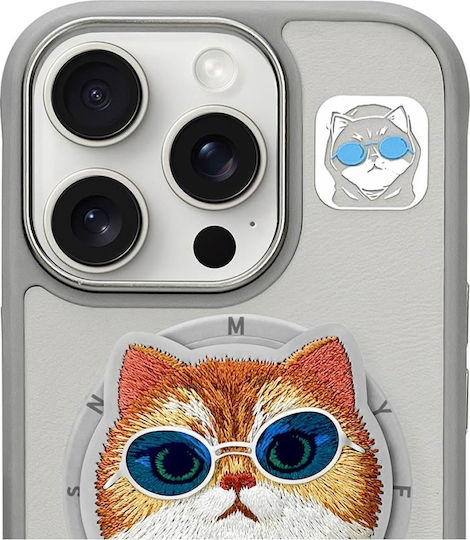 Nimmy Magnetic Glasses Back Cover Πλαστικό / Σιλικόνης Γκρι (iPhone 16 Pro)