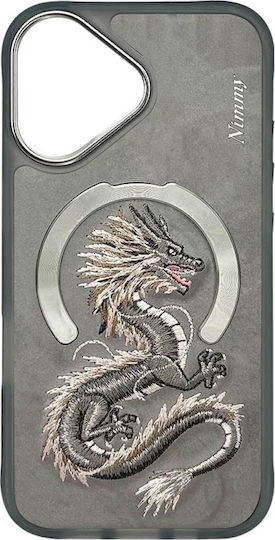 Nimmy Back Cover Silicone / Plastic Gray (iPhone 16)