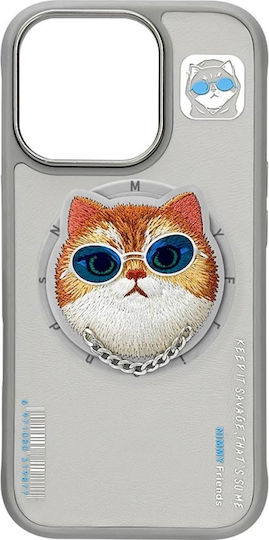Nimmy Magnetic Glasses Back Cover Πλαστικό / Σιλικόνης Γκρι (iPhone 16 Pro)