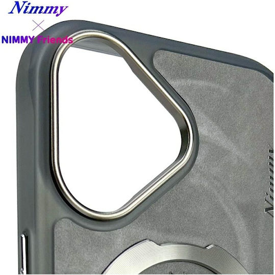 Nimmy Back Cover Silicone / Plastic Gray (iPhone 16)