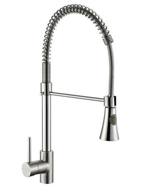 Bormann Elis BTW3330 Kitchen Faucet Counter with Spiral Silver