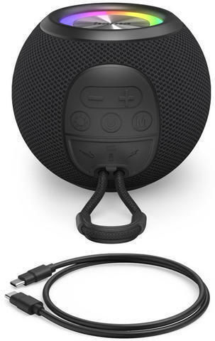 HAMA Ballshape Ηχείο Bluetooth 5W με Διάρκεια Μπαταρίας έως 10 ώρες Μαύρο