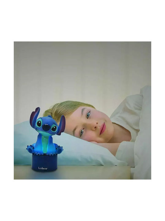 Disney Led Παιδικό Διακοσμητικό Φωτιστικό Stitch Μπλε Stitch