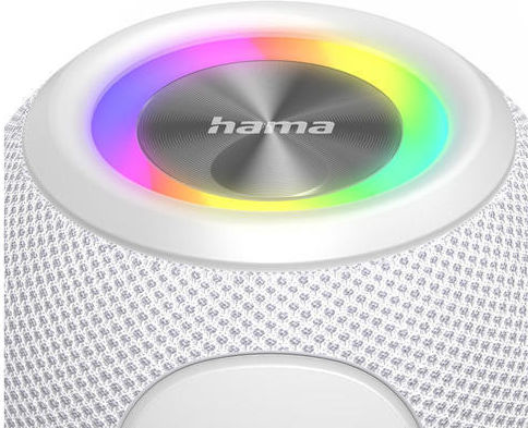 HAMA Ball Bluetooth високоговорител 5W с радио и живот на батерията до 10 часа Бял