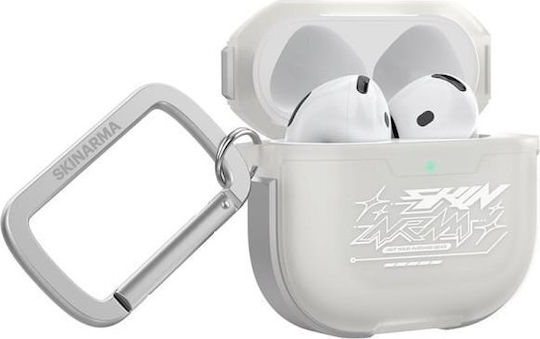 Skinarma Θήκη Πλαστική σε Λευκό χρώμα για Apple AirPods 4