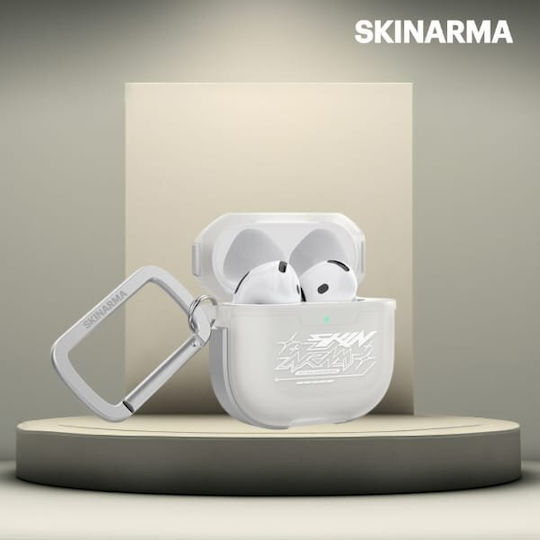 Skinarma Θήκη Πλαστική σε Λευκό χρώμα για Apple AirPods 4