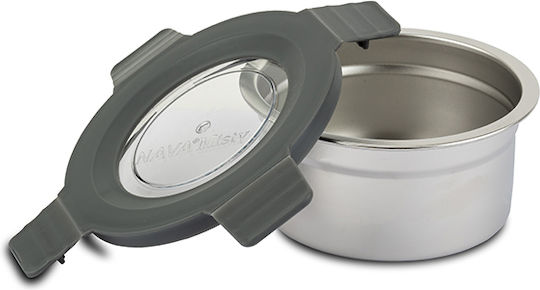 Nava Δοχείο Φαγητού Inox Ασημί 800ml