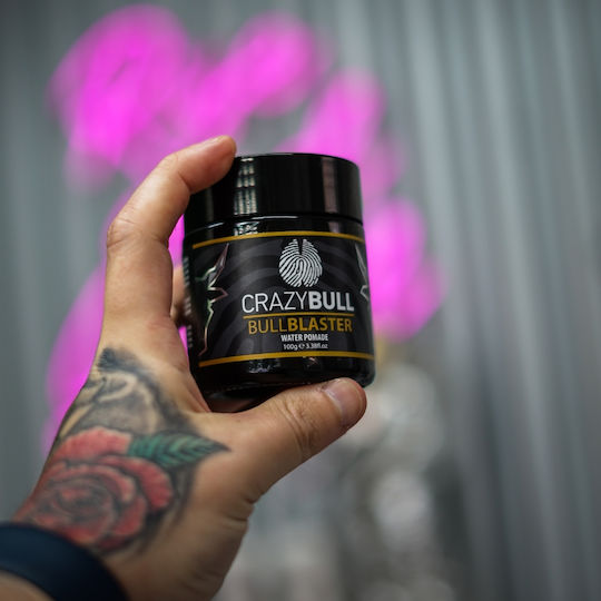 Crazy Bull Pomade για Δυνατό Κράτημα & Λάμψη 100ml
