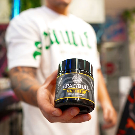 Crazy Bull Mattmeup Hair Wax Paste 100ml
