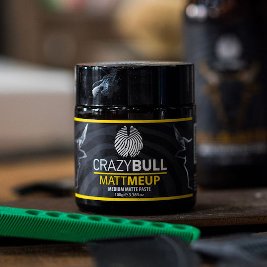 Crazy Bull Mattmeup Hair Wax Paste 100ml