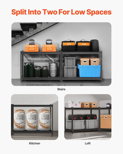 Vevor Dexion Shelf 101.6x50.8x152.4cm with 4 Shelves Total Load Capacity 1088kg