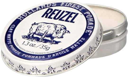 Reuzel Clay Matte Pomade για Δυνατό Κράτημα & Ματ Αποτέλεσμα 35gr