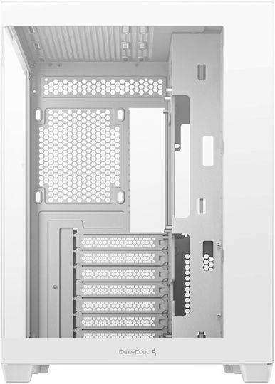 Deepcool CG530 Гейминг Midi Tower Кутия За Компютър Със Страничен Прозорец Бяла