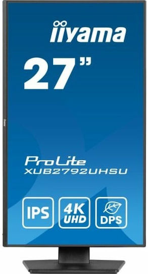 Iiyama ProLite IPS HDR Monitor 27" 4K 3840x2160 με Χρόνο Απόκρισης 4ms GTG