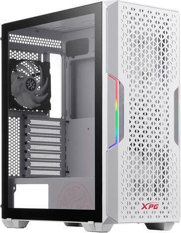 Adata XPG Starker Air Gaming Middle Tower Carcasă Calculator cu Fereastră Laterală și Iluminare RGB Alb