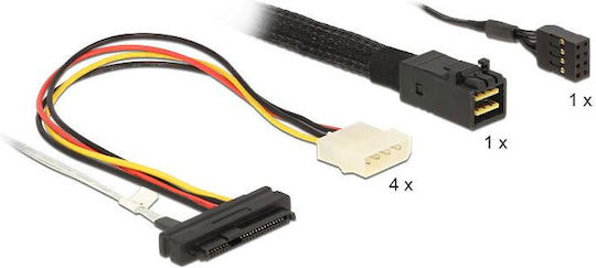 DeLock SAS - SAS Kabel 50cm Schwarz (83390)