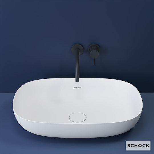 Schock Επικαθήμενος Νιπτήρας Πορσελάνης 56.4x39cm White Matt Schock Επικαθήμενος Νιπτήρας Πορσελάνης 56.4x39cm White Matt