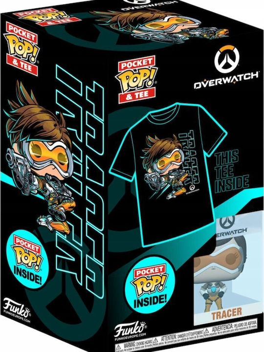 Funko Pop! Tees Games: Overwatch - Tracer + Tee (S) (XL)