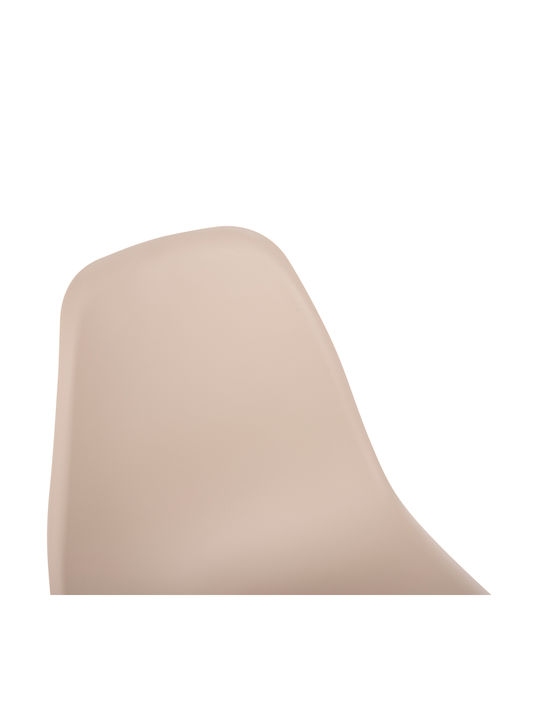 Twist Kitchen Polypropylene Chair Cappuccino 46x50x82cm 4pcs