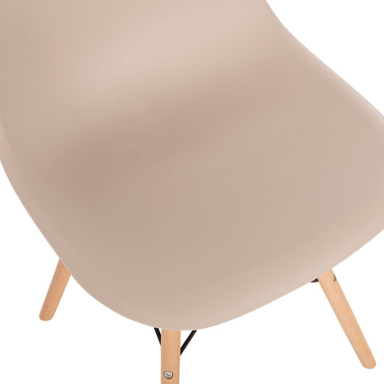 Twist Stühle Küche Cappuccino 4Stück 46x50x82cm