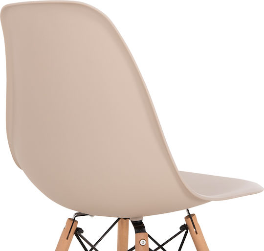 Twist Stühle Küche Cappuccino 4Stück 46x50x82cm