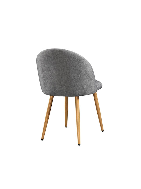 Rio Dining Room Fabric Chair Natural / Grey 56x52x75cm