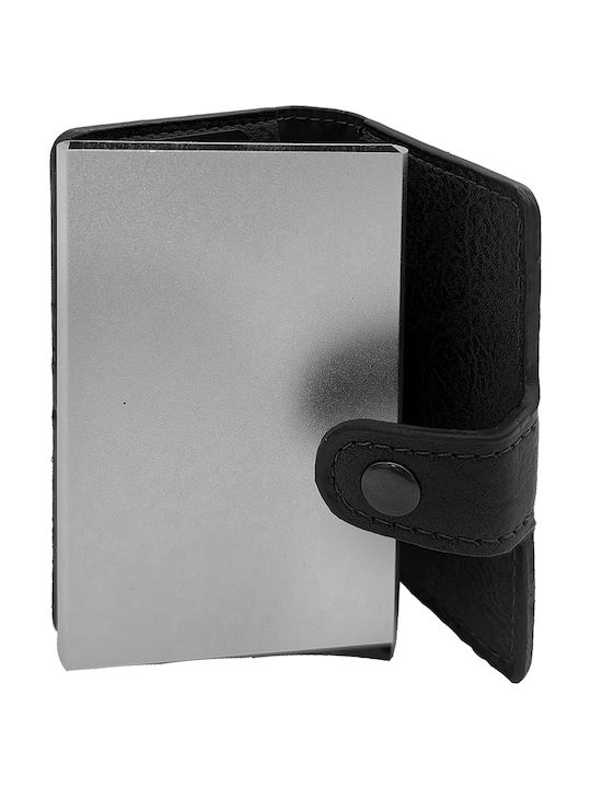 Δερμάτινο Ανδρικό Πορτοφόλι με RFID και Μηχανισμό Slide Μαύρο