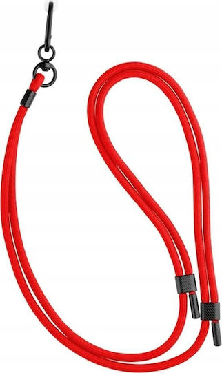 Fixed Universal Neck Strap for Mobile Phones Red