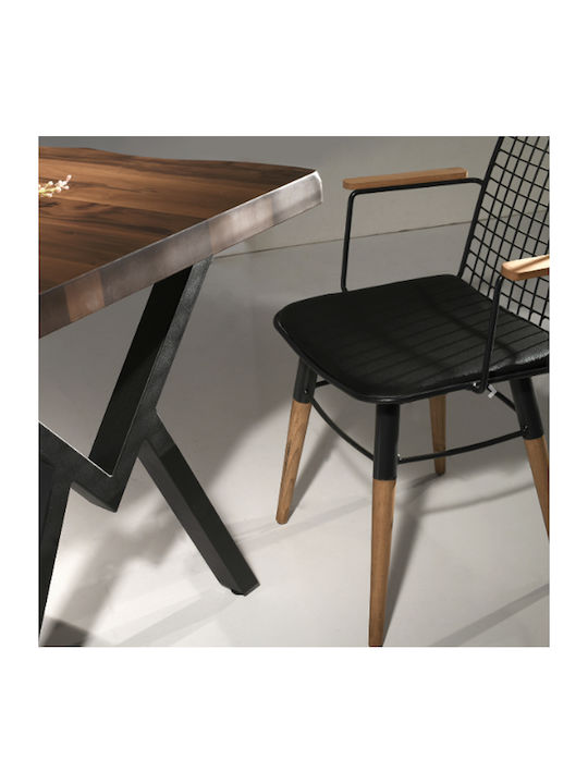 Trend Fotolii Sala de mese Negru 1buc 50x52x75buc
