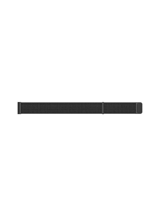 Λουράκι Ανοξείδωτο Ατσάλι Μαύρο (Amazfit GTS)