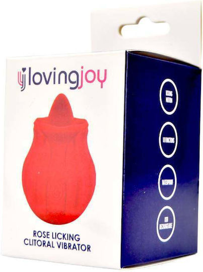 Loving Joy Rose Mini Κλειτοριδικός Δονητής 8cm Κόκκινος