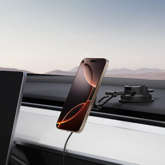 Spigen SGP OneTap Pro 4 Qi2 Car Mobile Mount with Magnet and Wireless Charging MagSafe Black
