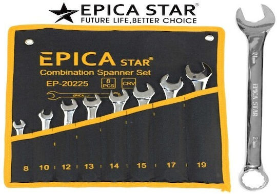 Epica Star Set Germano-polygon cu Dimensiune de la 8mm până la 19mm 8buc