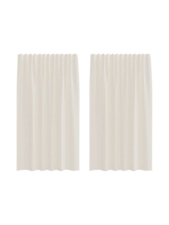 vidaXL Curtain Window Beige 140x140cm