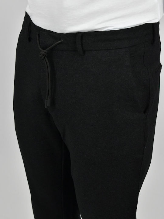 Herrenhose Chinos Schlank Passform Schwarz Marcy Schwarz Boes K6