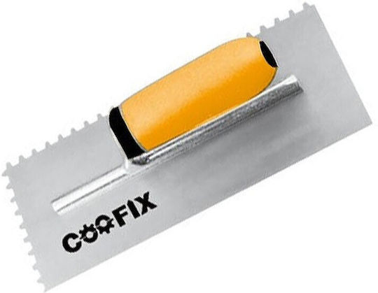Coofix Σπατουλαδόρος Μεταλλικός Οδοντωτός 280x120mm με Πλαστική Λαβή CFH-Y04001