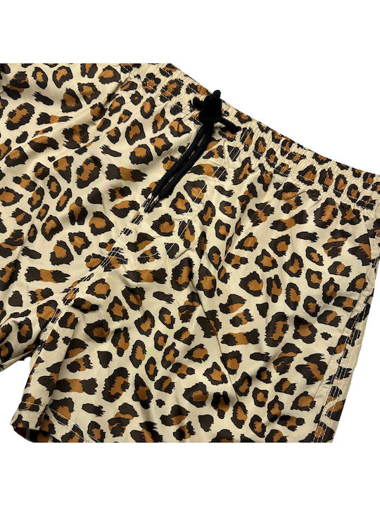 Men's Swimwear Shorts Brown